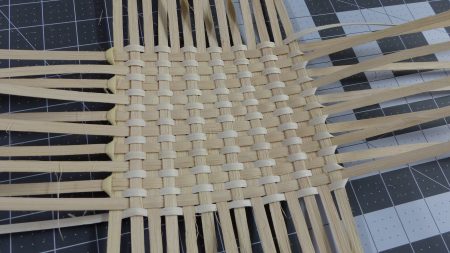 Continuous Weave Filled Basket Base ⋆ PrairieWood Basketry